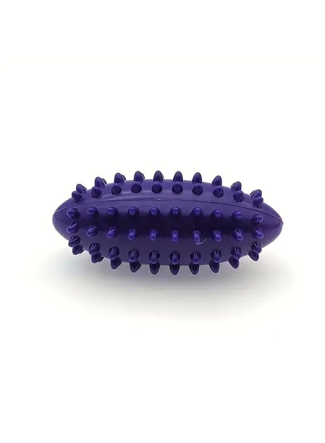 Blue Hedgehog Massage Ball Durable PVC Deep Tissue Roller Portable Fitness Recovery Tool - Image 4